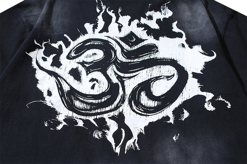 HS Distressed Graphic Short-Sleeve T-Shirt ¡ª detail