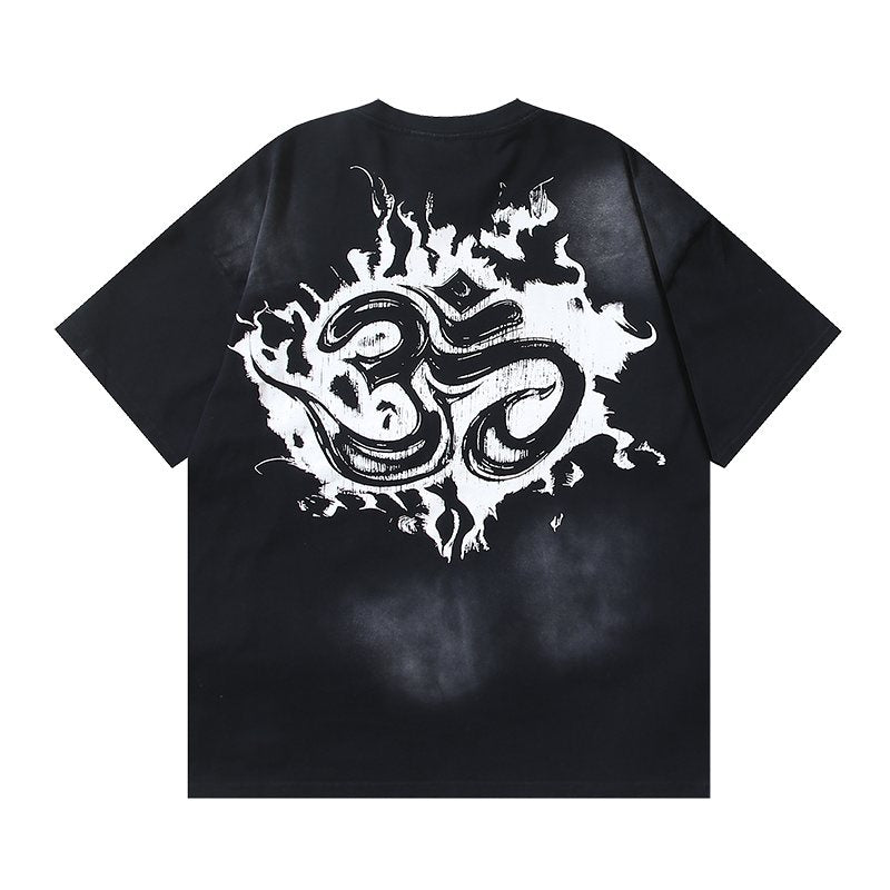 HS Distressed Graphic Short-Sleeve T-Shirt ¡ª back