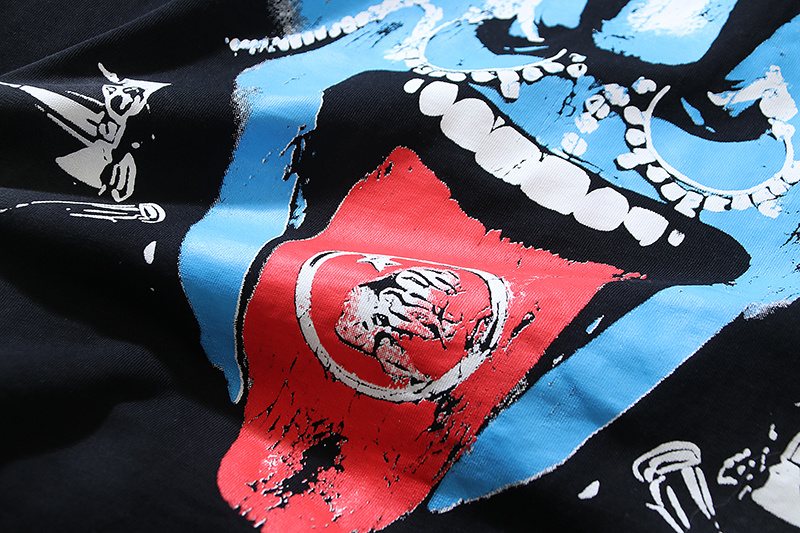 HS Flame Face Graphic T-Shirt ¡ª detail