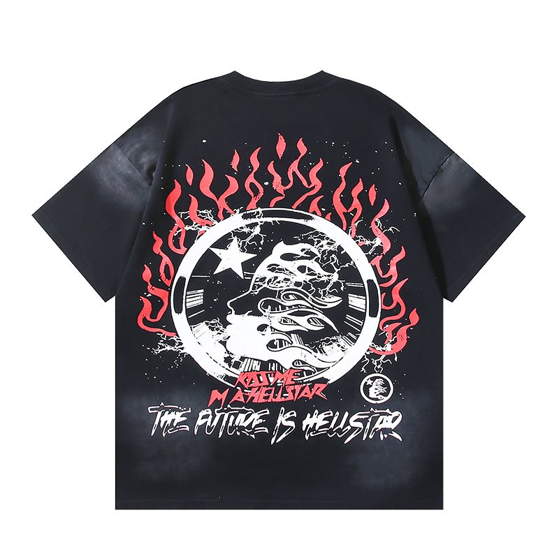 HS Flame Face Graphic T-Shirt ¡ª back