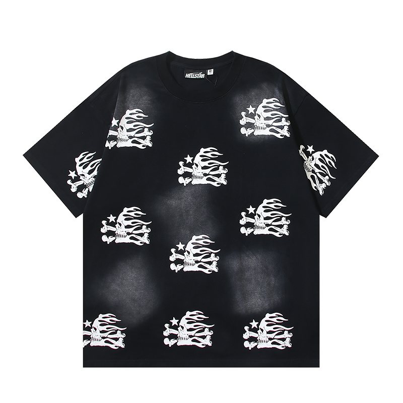 HS Flaming Skull Graphic T-Shirt ¡ª hero