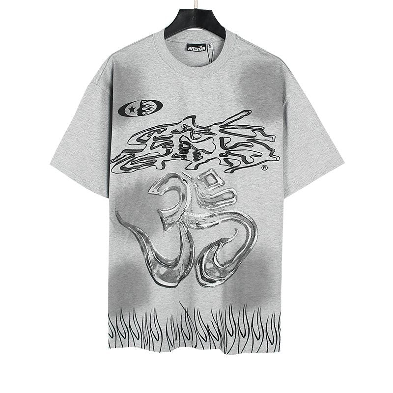 HS Flame Hem Graphic T-Shirt ¡ª front