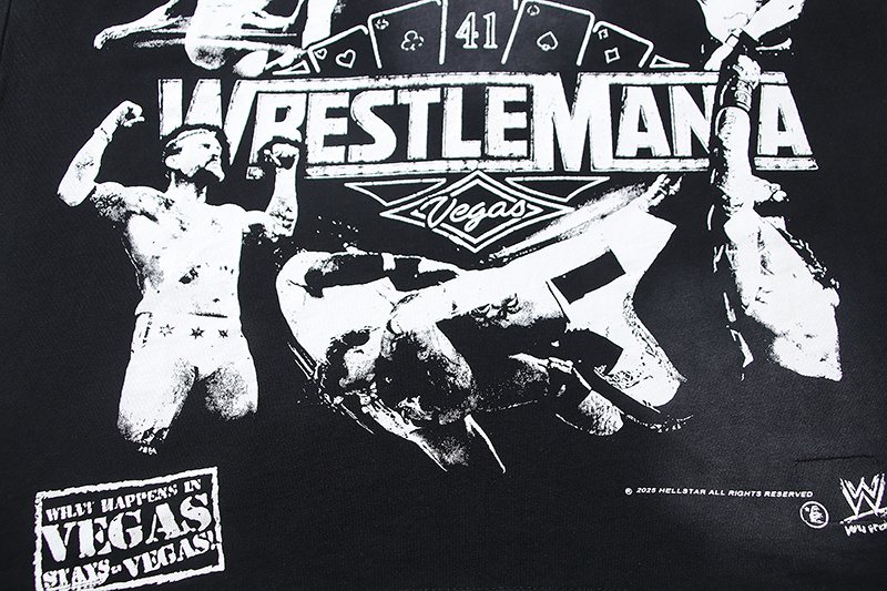 HS WrestleMania Graphic T-Shirt ¡ª detail