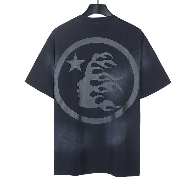 HS Rhinestone Flame Star Graphic T-Shirt ¡ª back