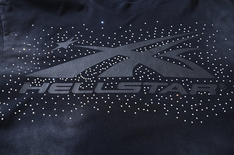 HS Rhinestone Flame Star Graphic T-Shirt ¡ª detail