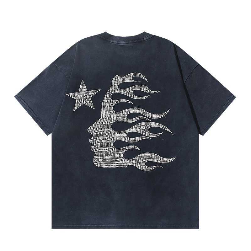 HS Rhinestone Graphic Short-Sleeve T-Shirt ¡ª back