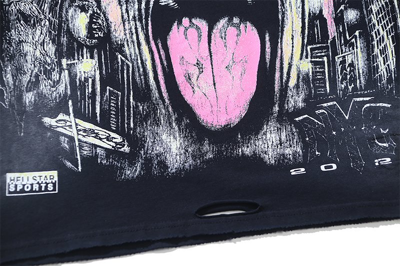 HS Face Graphic Short-Sleeve T-Shirt ¡ª detail
