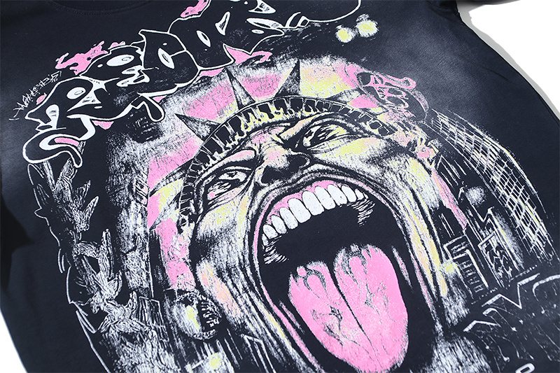 HS Face Graphic Short-Sleeve T-Shirt ¡ª detail