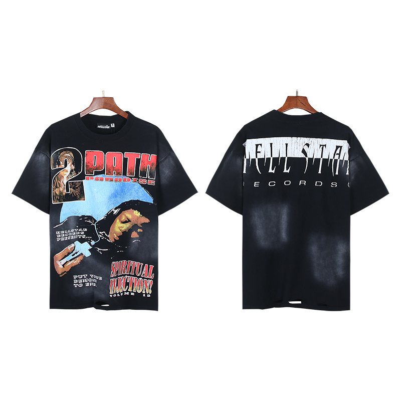 HS Red-and-Blue Portrait Graphic T-Shirt ¡ª hero