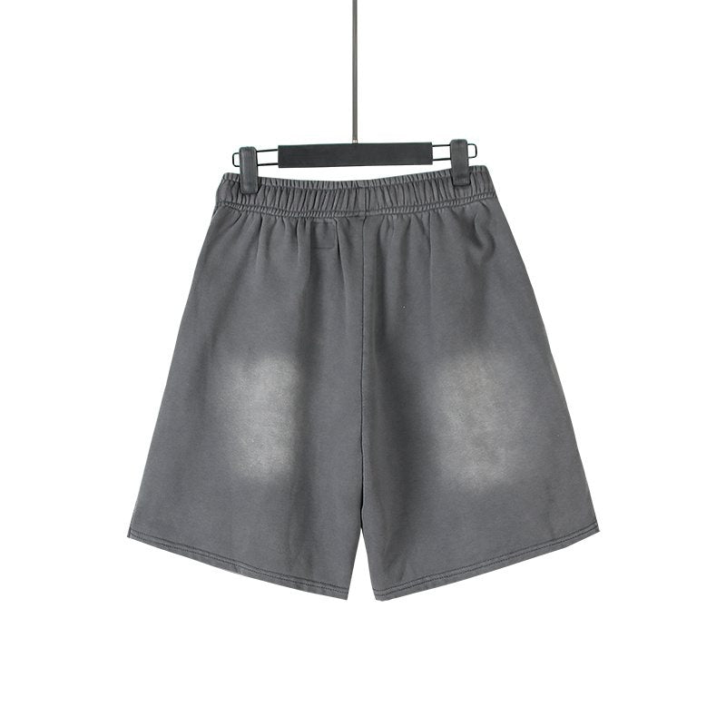 HS Washed Flame Graphic Shorts ¡ª back