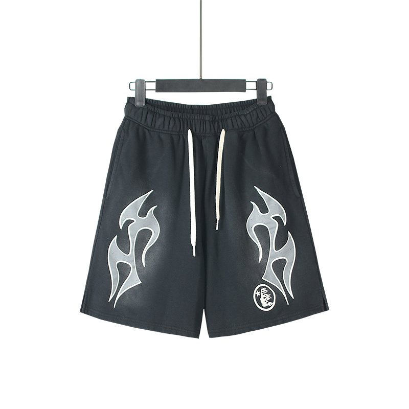 HS Washed Flame Graphic Shorts ¡ª hero