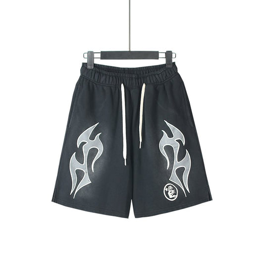 HS Washed Flame Graphic Shorts ¡ª hero