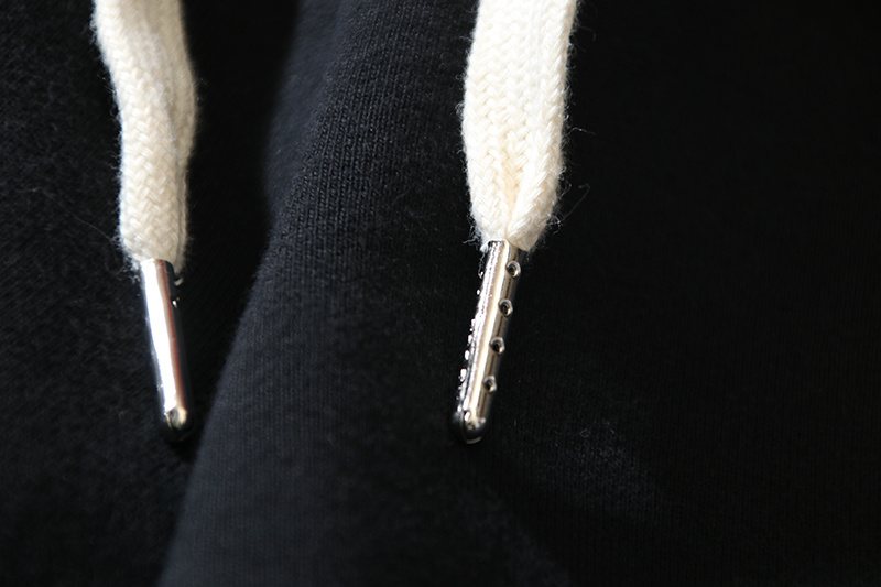 HS Washed Logo Graphic Sweat Shorts - Black ¡ª detail