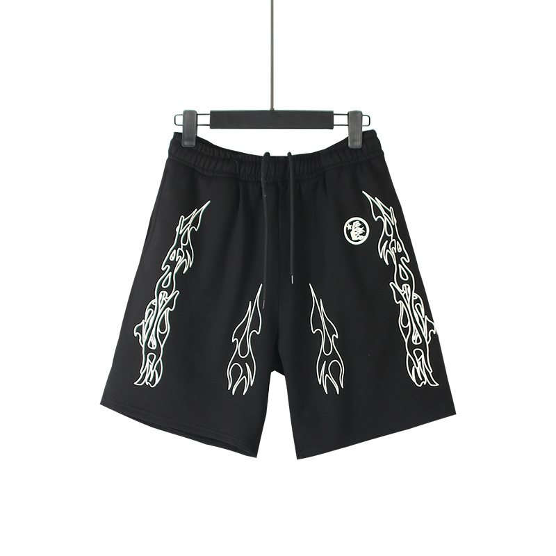 HS Flame Graphic Shorts ¡ª front