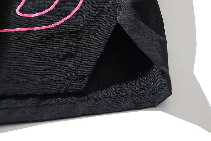HS Pink Graphic Drawstring Shorts ¡ª detail