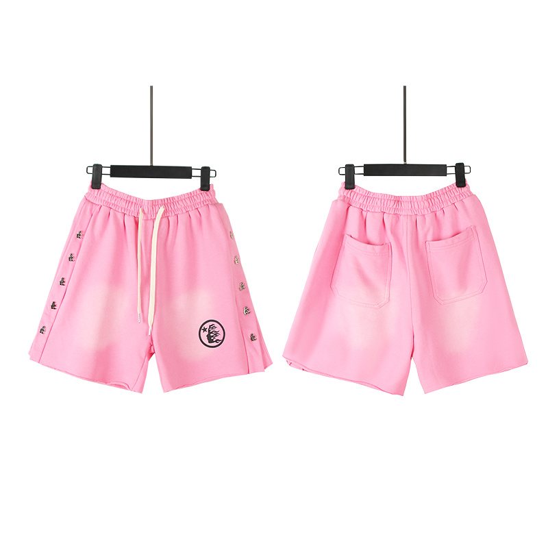 HS Washed Flame Graphic Shorts ¡ª front