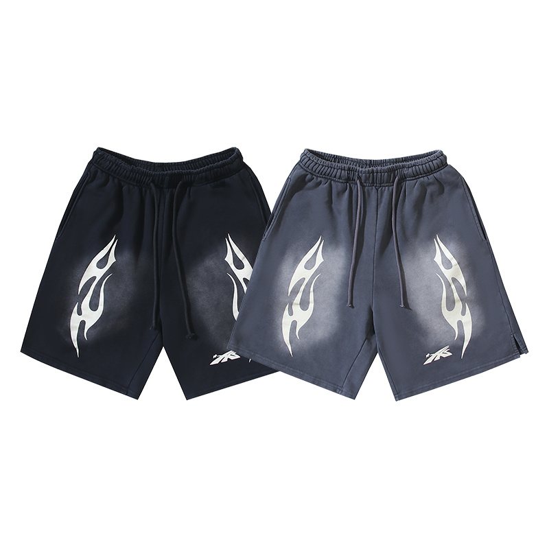 HS Path to Paradise Washed Graphic Shorts ¡ª comparison