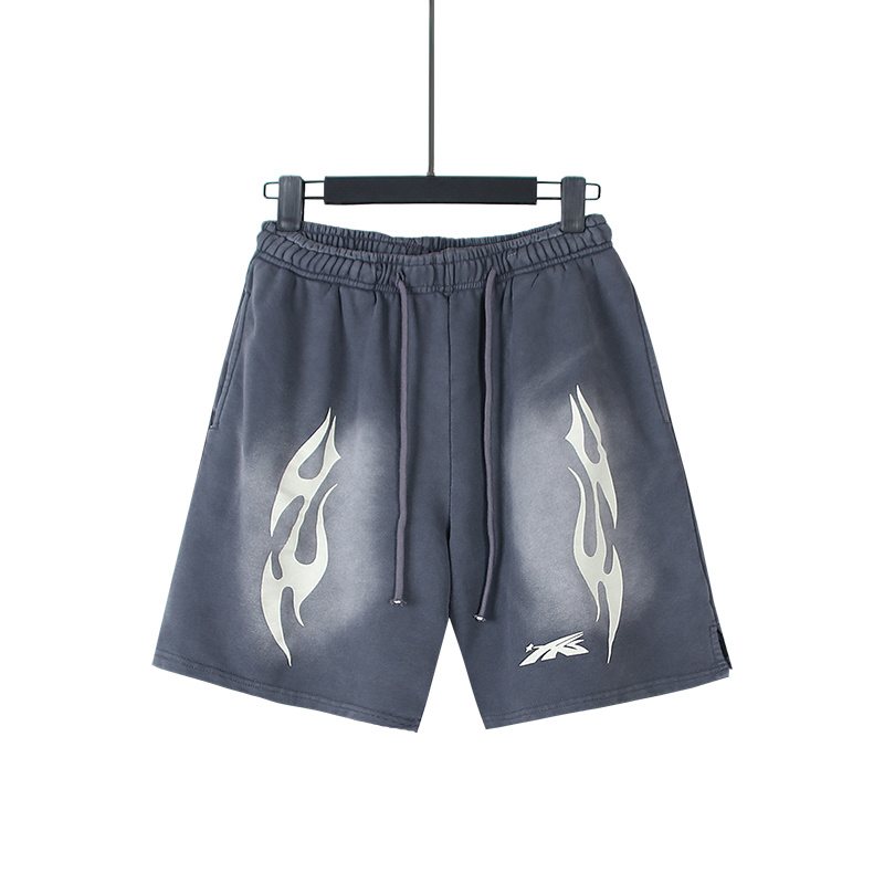 HS Path to Paradise Washed Graphic Shorts ¡ª front