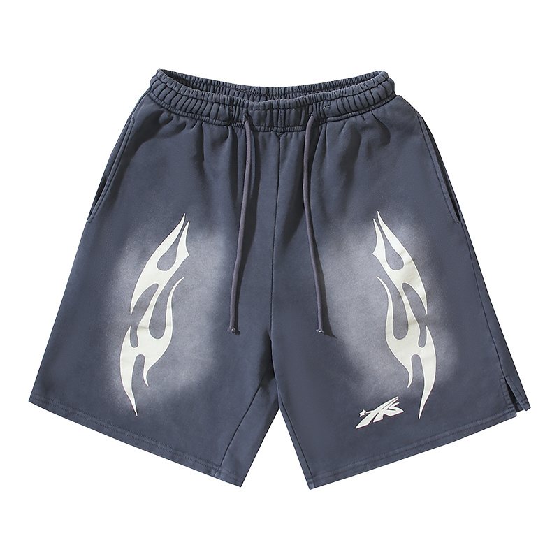 HS Path to Paradise Washed Graphic Shorts ¡ª front