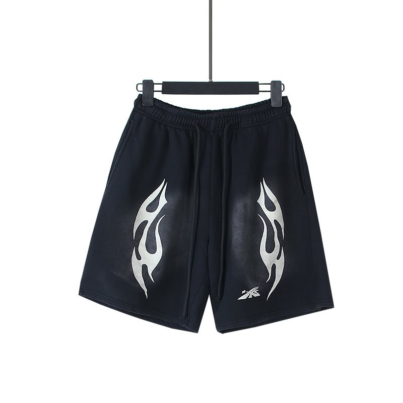 HS Path to Paradise Washed Graphic Shorts ¡ª front