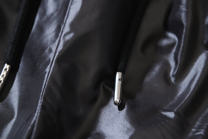 HS Black Embroidered Graphic Shorts ¡ª detail