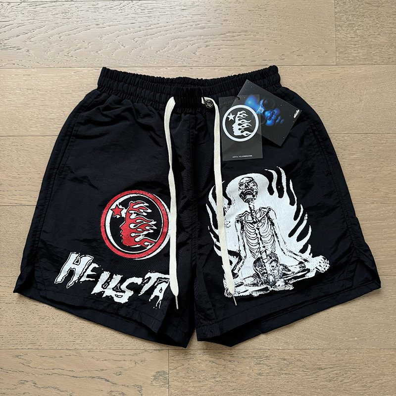 HS Skeleton Flame Graphic Shorts ¡ª context