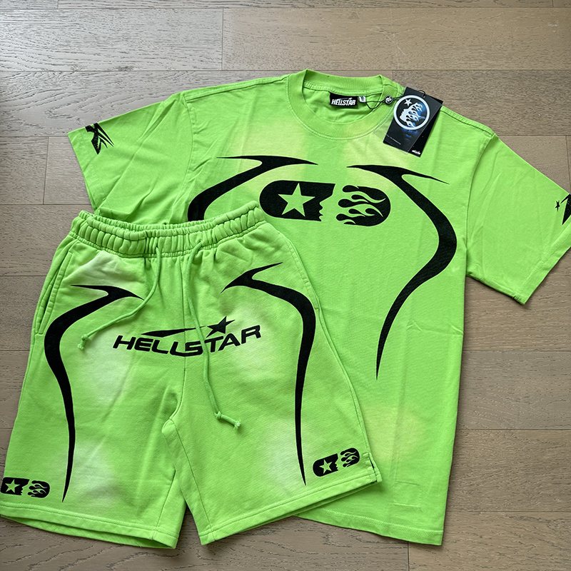 HS Washed Graphic Short-Sleeve Set ¡ª front