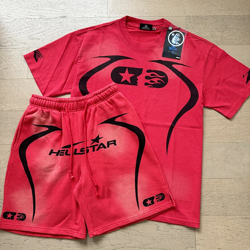 HS Washed Graphic Short-Sleeve Set ¡ª front