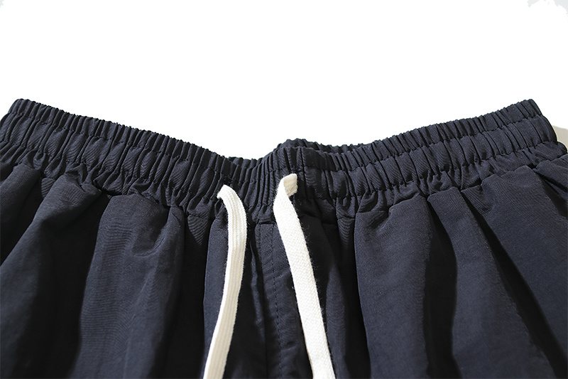 HS Flame Skull Graphic Drawstring Shorts ¡ª detail