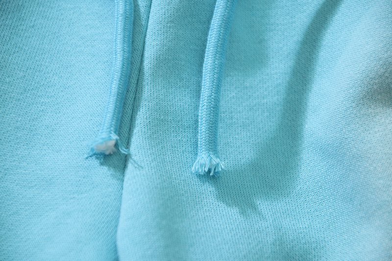 HS Light Blue Washed Graphic Shorts ¡ª detail