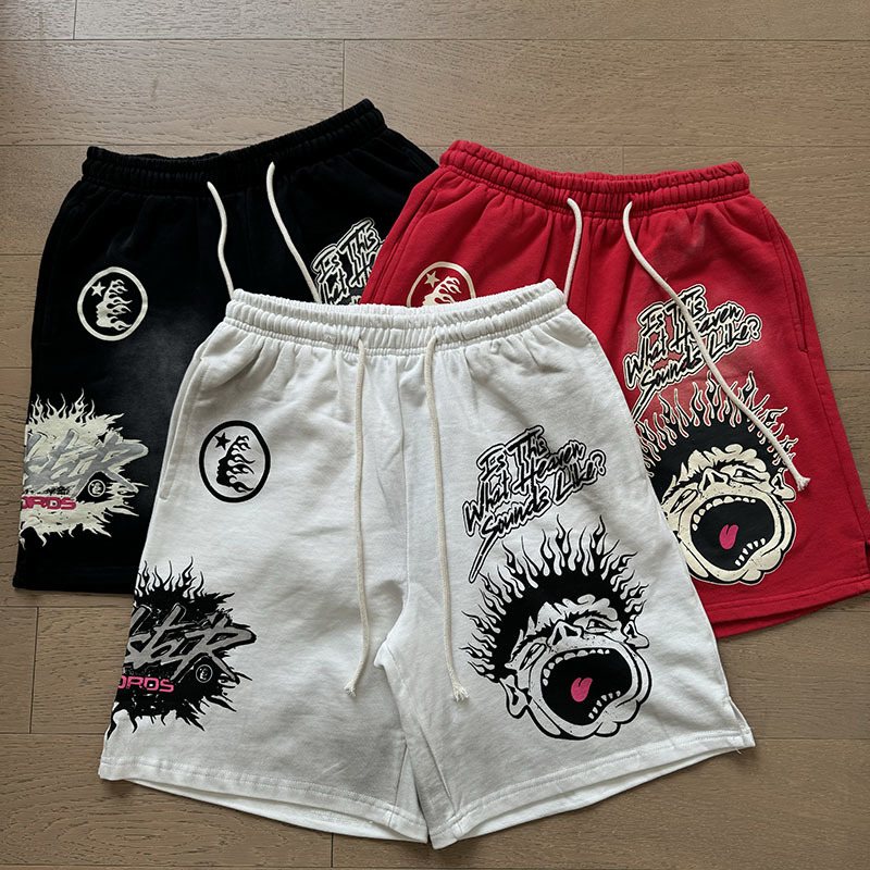HS Washed Worldwide Club Graphic Shorts ¡ª context