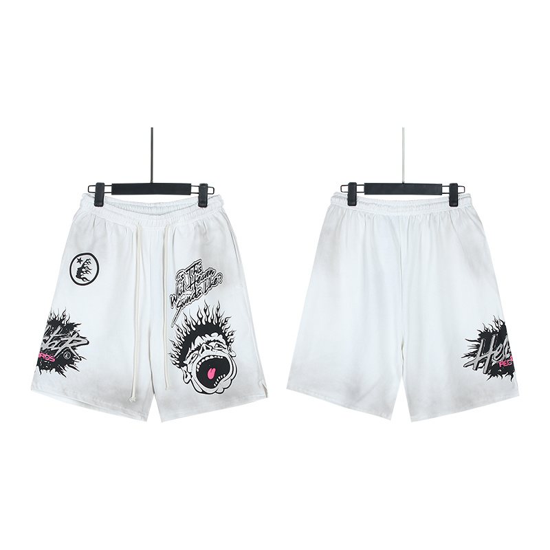 HS Washed Worldwide Club Graphic Shorts ¡ª front