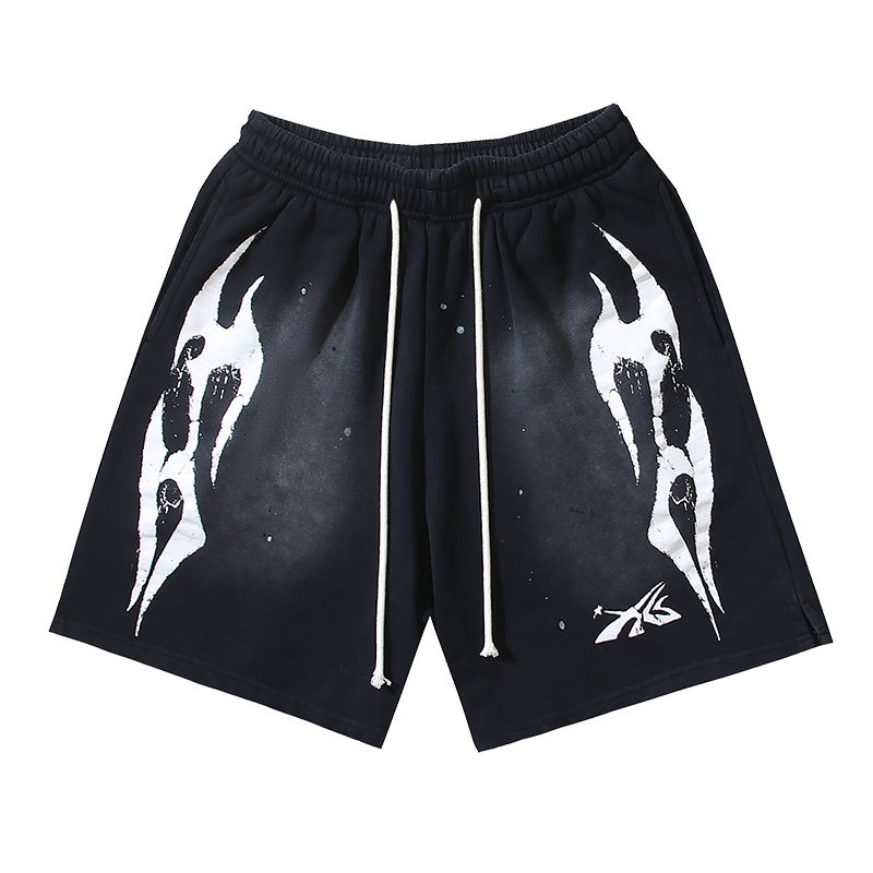 HS Washed Speckled Graphic Shorts ¡ª hero