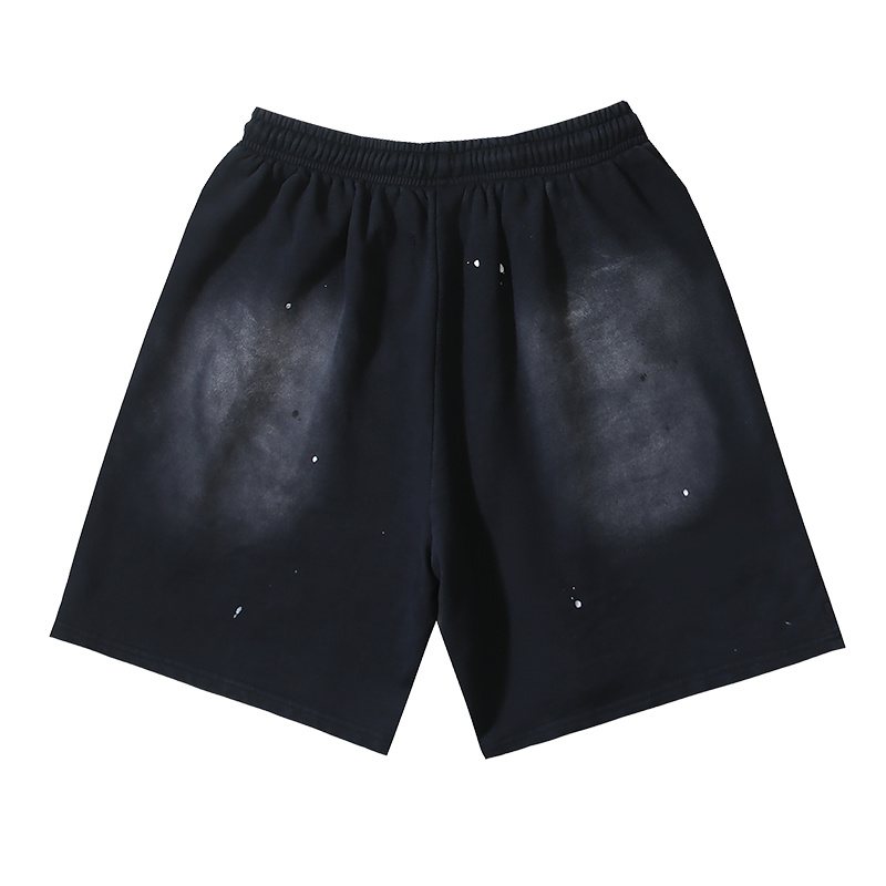 HS Washed Speckled Graphic Shorts ¡ª back