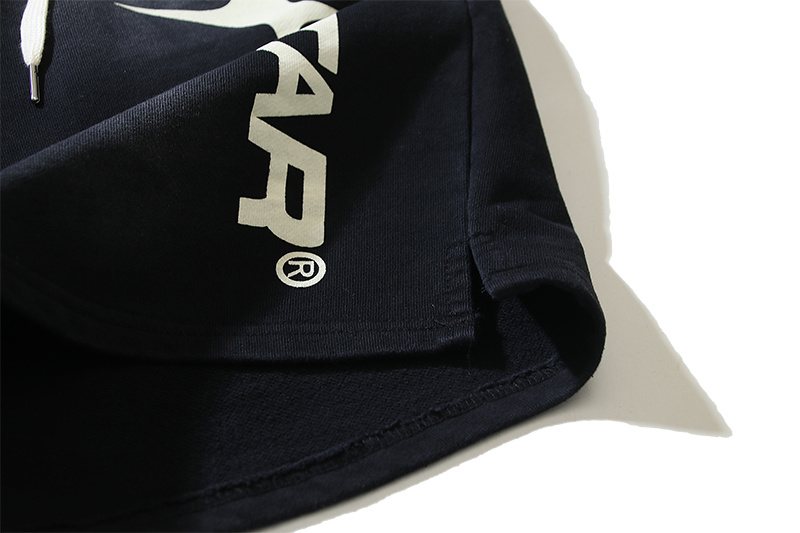 HS Washed Black Star Graphic Shorts ¡ª detail