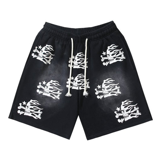 HS Skeleton Flame Graphic Shorts ¡ª hero