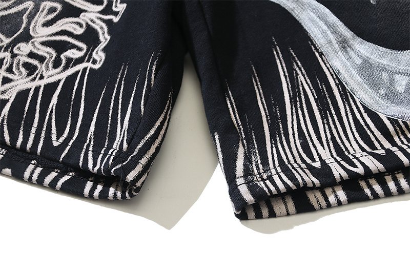 HS Washed Flame 11 Graphic Shorts ¡ª detail