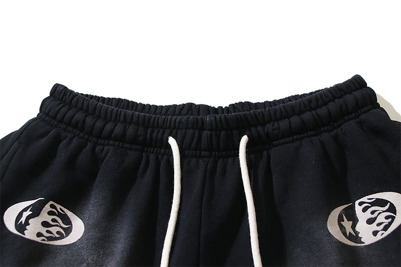 HS Washed Flame 11 Graphic Shorts ¡ª detail