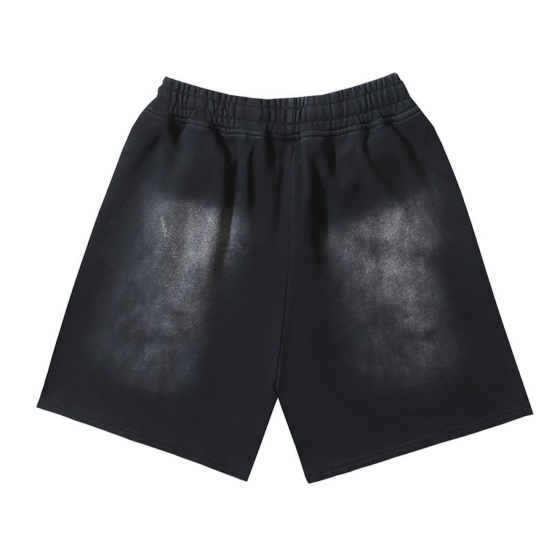 HS Washed Splatter Flame Graphic Shorts ¡ª back