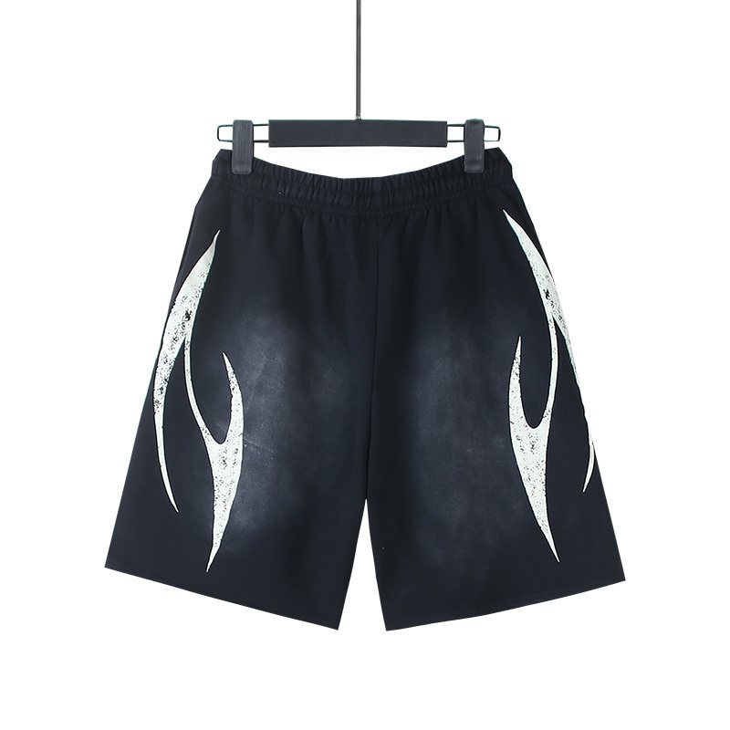 HS Washed Splatter Graphic Shorts ¡ª back