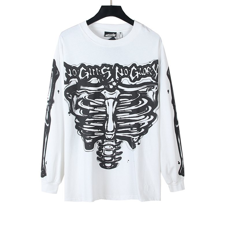 HS Skeleton Ribcage Graphic Long-Sleeve T-Shirt ¡ª hero