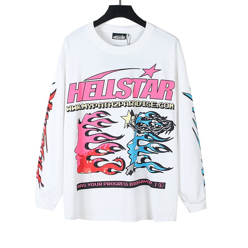 HS Flame Graphic Long-Sleeve T-Shirt ¡ª front