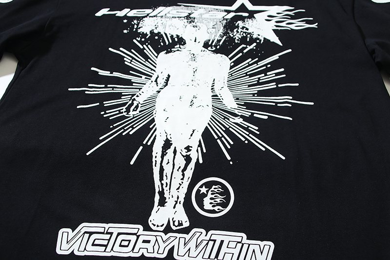 HS Flame Head Graphic Long-Sleeve T-Shirt ¡ª detail