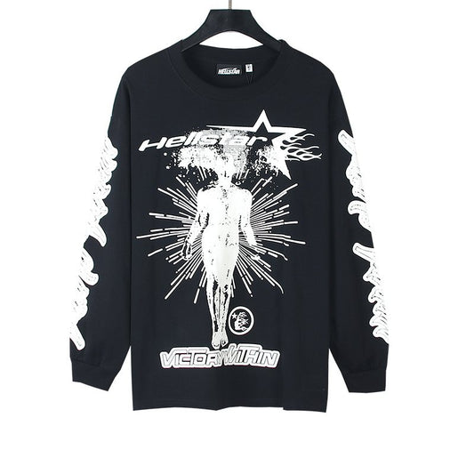 HS Flame Head Graphic Long-Sleeve T-Shirt ¡ª hero