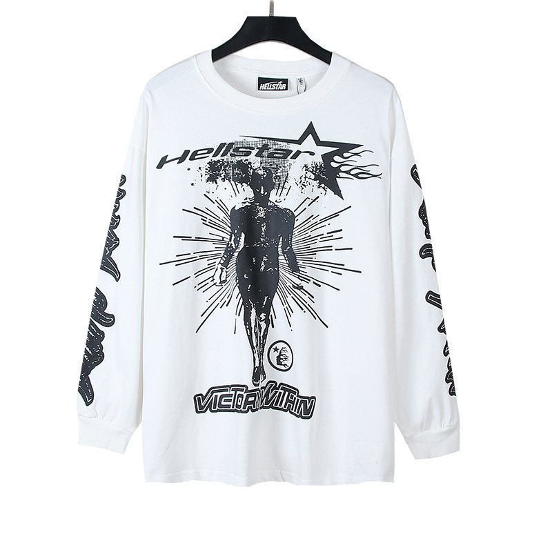 HS Flame Head Graphic Long-Sleeve T-Shirt ¡ª front