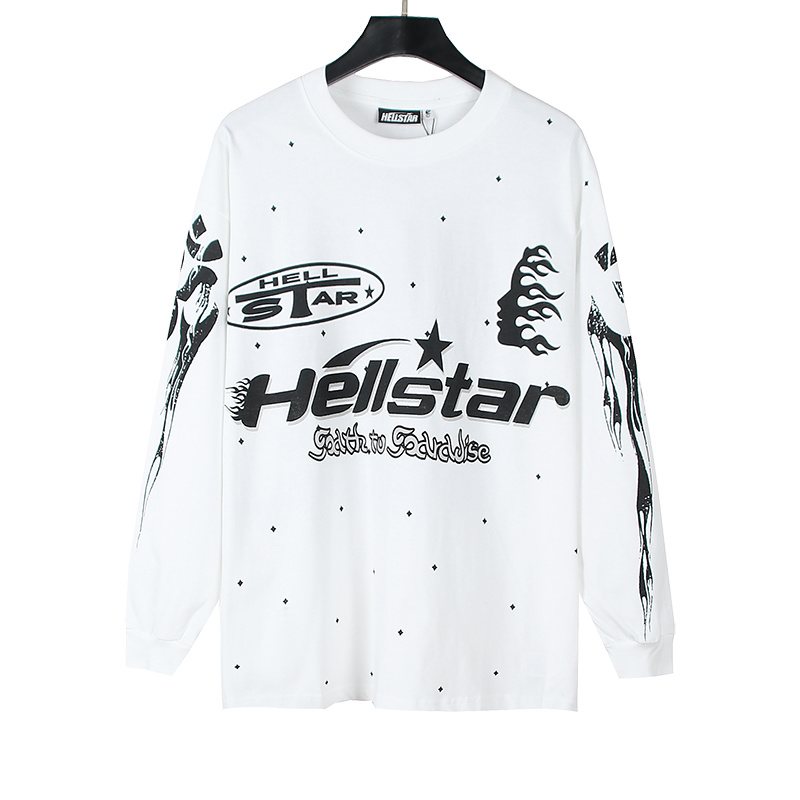 HS White Graphic Long-Sleeve T-Shirt ¡ª hero