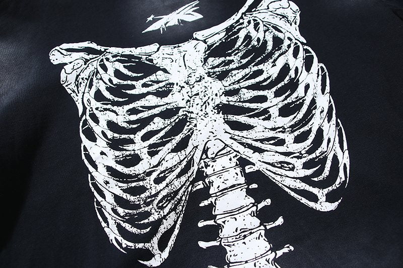 HS Ribcage Graphic Long-Sleeve T-Shirt ¡ª detail