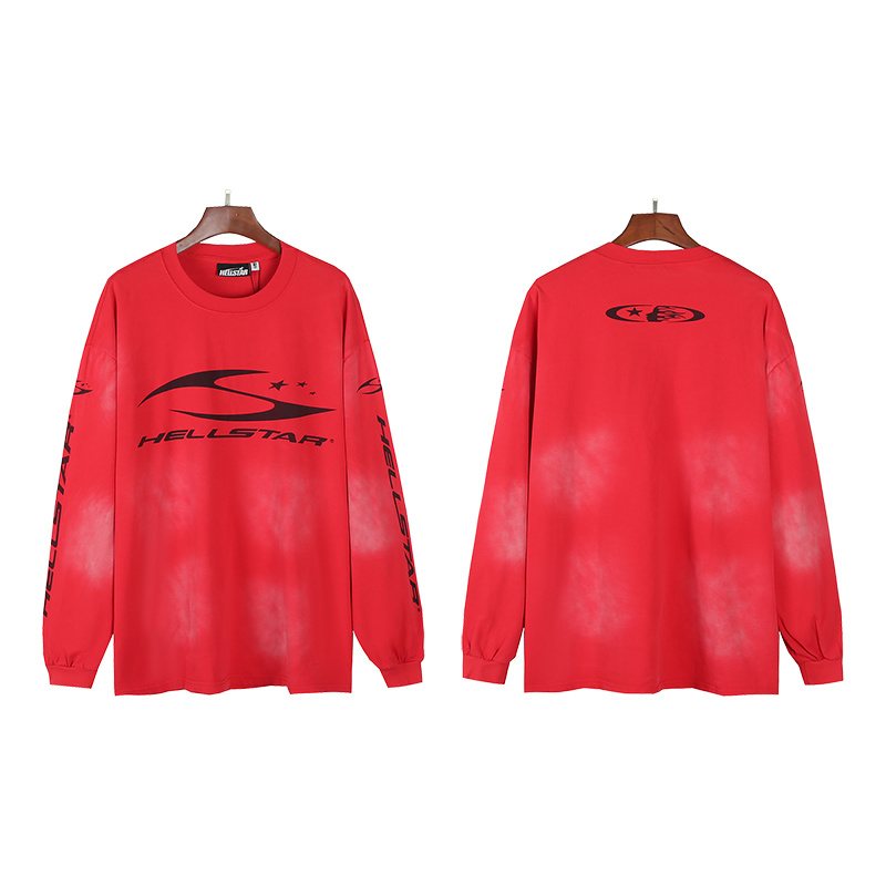 HS Washed Graphic Long-Sleeve T-Shirt ¡ª front