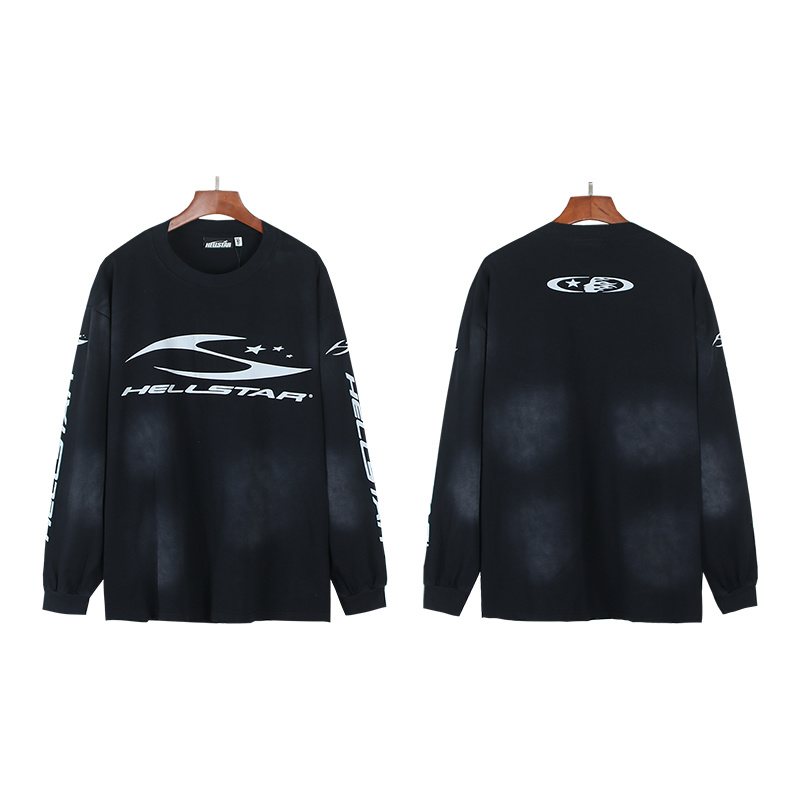 HS Washed Graphic Long-Sleeve T-Shirt ¡ª front