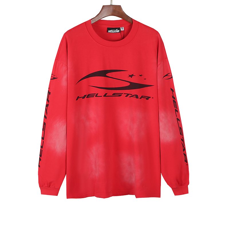 HS Washed Graphic Long-Sleeve T-Shirt ¡ª front